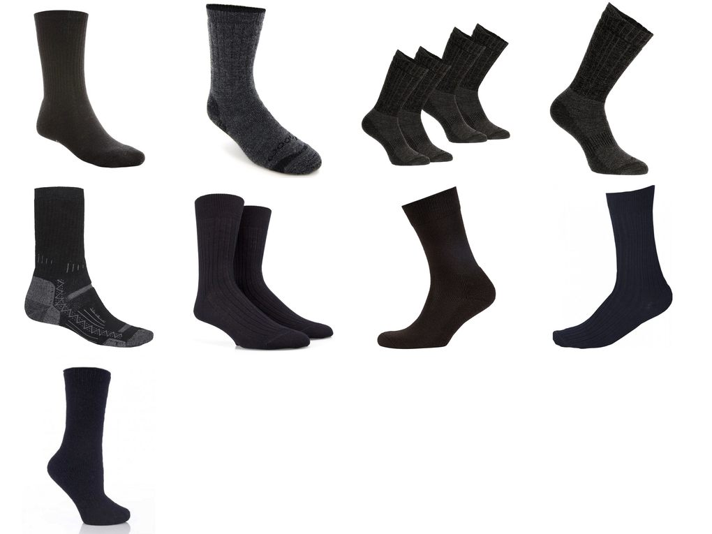 black wool socks